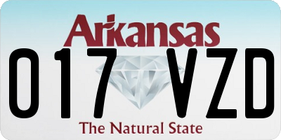 AR license plate 017VZD