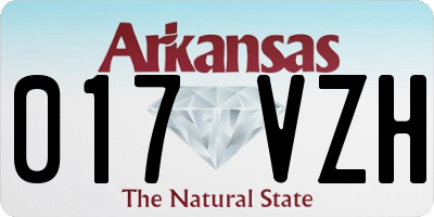 AR license plate 017VZH