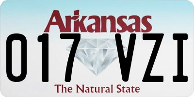AR license plate 017VZI