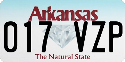 AR license plate 017VZP