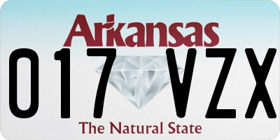 AR license plate 017VZX