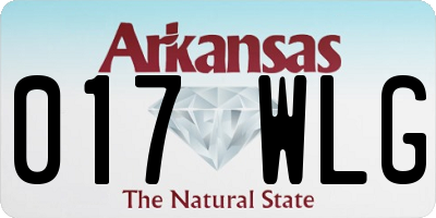 AR license plate 017WLG