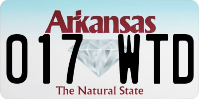 AR license plate 017WTD