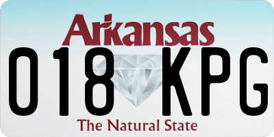 AR license plate 018KPG