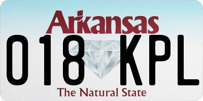 AR license plate 018KPL