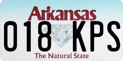 AR license plate 018KPS