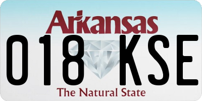 AR license plate 018KSE