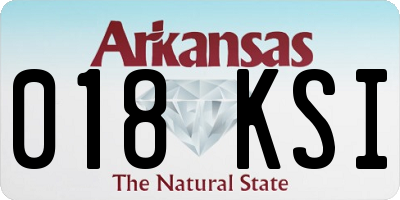 AR license plate 018KSI