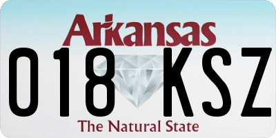 AR license plate 018KSZ