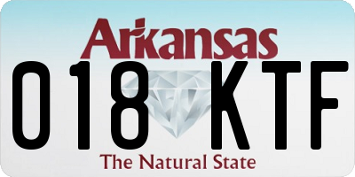 AR license plate 018KTF