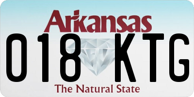 AR license plate 018KTG