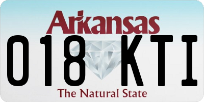 AR license plate 018KTI