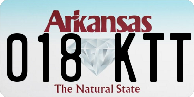 AR license plate 018KTT
