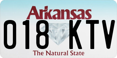AR license plate 018KTV