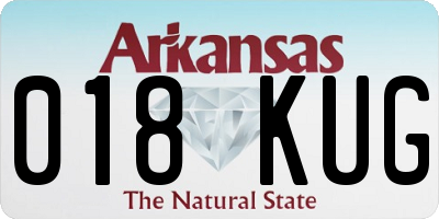 AR license plate 018KUG