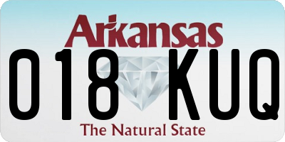 AR license plate 018KUQ