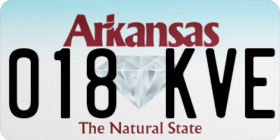 AR license plate 018KVE