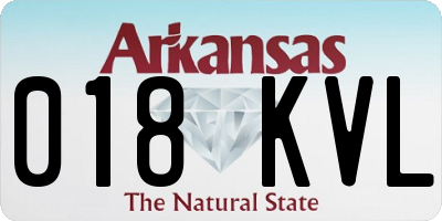 AR license plate 018KVL