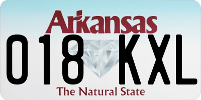 AR license plate 018KXL