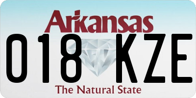 AR license plate 018KZE