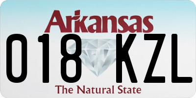 AR license plate 018KZL