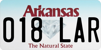 AR license plate 018LAR
