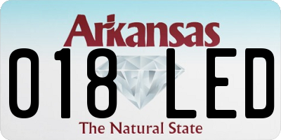 AR license plate 018LED