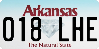 AR license plate 018LHE