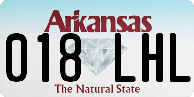 AR license plate 018LHL