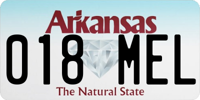 AR license plate 018MEL