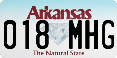 AR license plate 018MHG