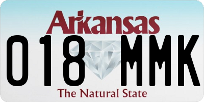 AR license plate 018MMK