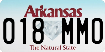 AR license plate 018MMO