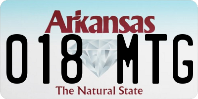 AR license plate 018MTG
