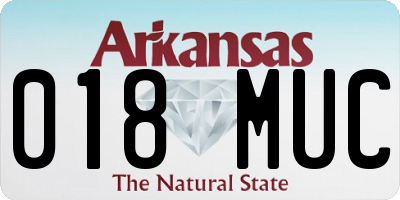 AR license plate 018MUC