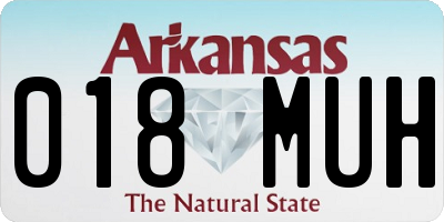 AR license plate 018MUH