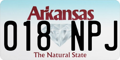 AR license plate 018NPJ