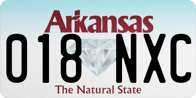 AR license plate 018NXC