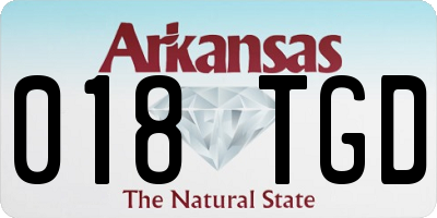 AR license plate 018TGD