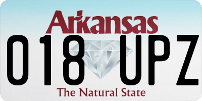 AR license plate 018UPZ