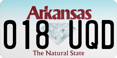 AR license plate 018UQD