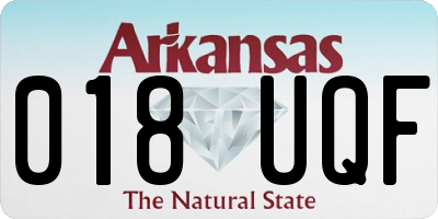 AR license plate 018UQF