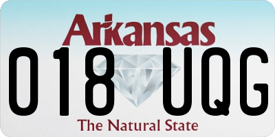 AR license plate 018UQG