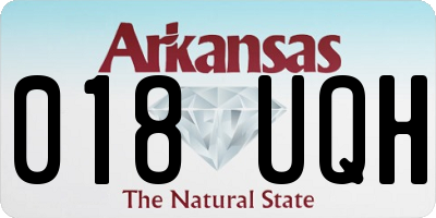 AR license plate 018UQH