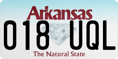 AR license plate 018UQL