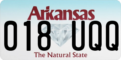 AR license plate 018UQQ