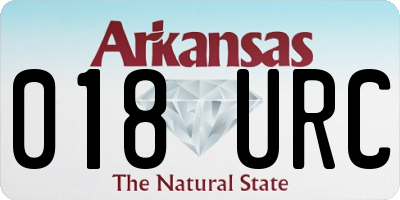 AR license plate 018URC