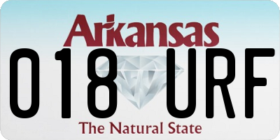 AR license plate 018URF