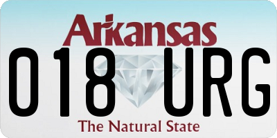 AR license plate 018URG
