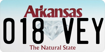 AR license plate 018VEY